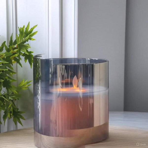 Flameless flashing LED