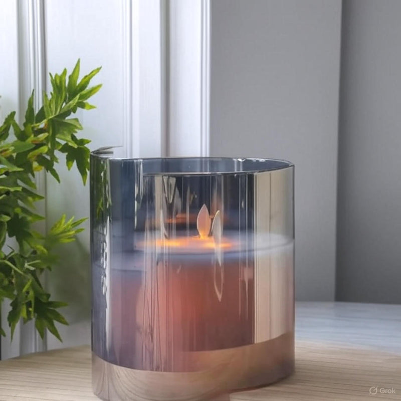 Flameless flashing LED