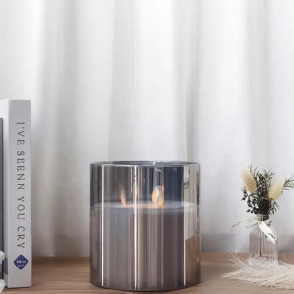 Flameless flashing LED